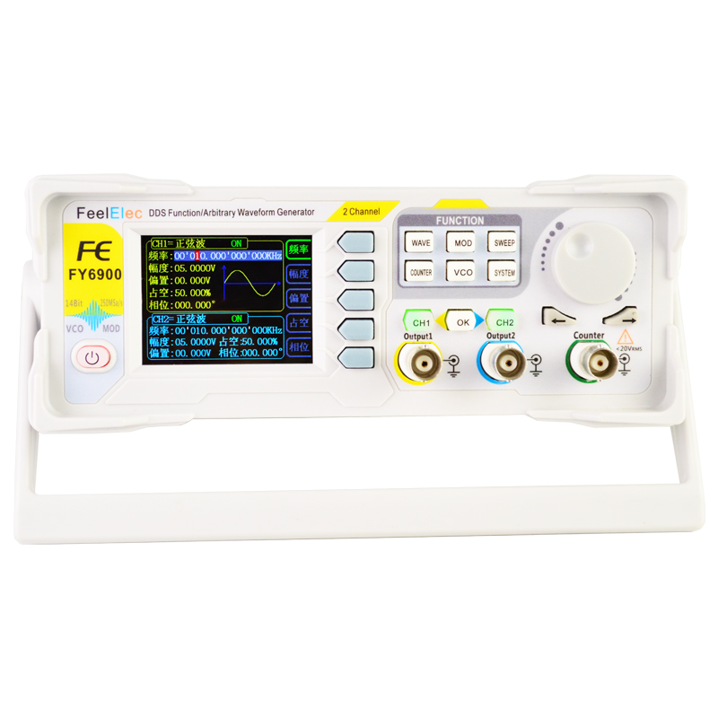 KKmoon FY6900-60M Function Sig - Dual Channel Arbitrary Waveform Function Generator 60Mhz ulasan dan harga