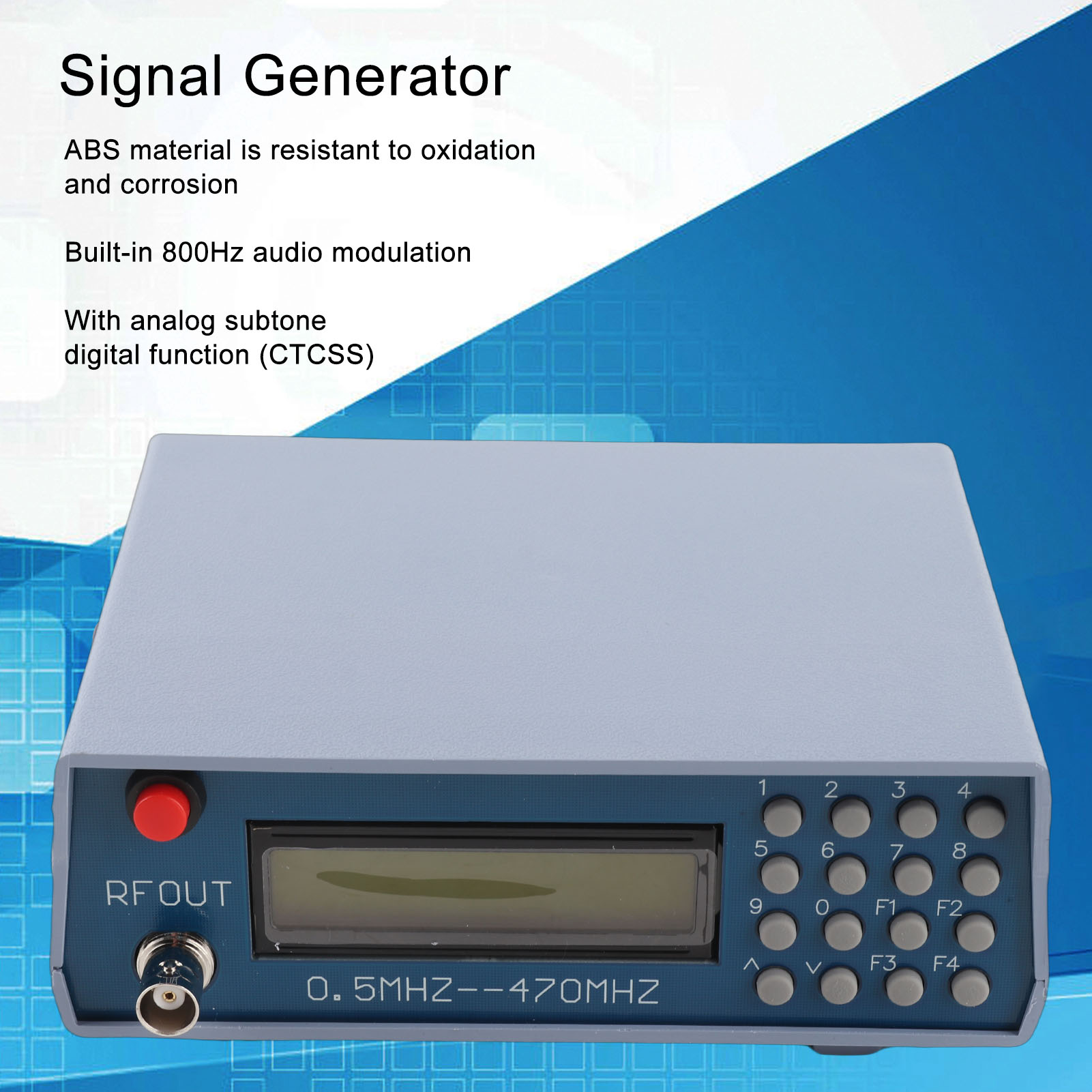 RF Signal Generator Audio Modu - Rf Signal Generator 0.5Mhz To 470Mhz ulasan dan harga