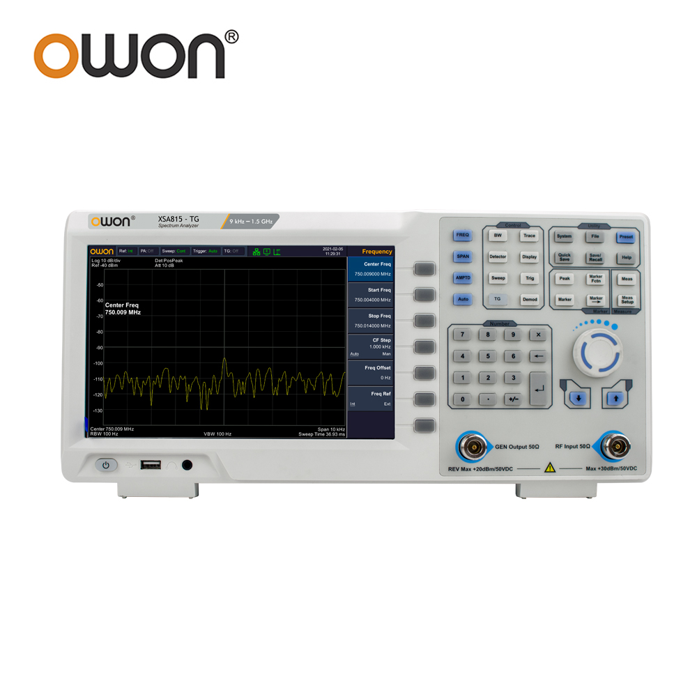 OWON XSA815TG Digital Spectrum - Spectrum Analyzer Tracking Generator 1.5Ghz ulasan dan harga