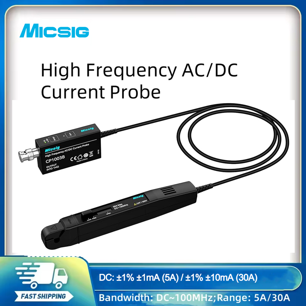 Micsig High Frequency AC/DC Cu - Current Probe Ac Dc 50Mhz Oscilloscope ulasan dan harga
