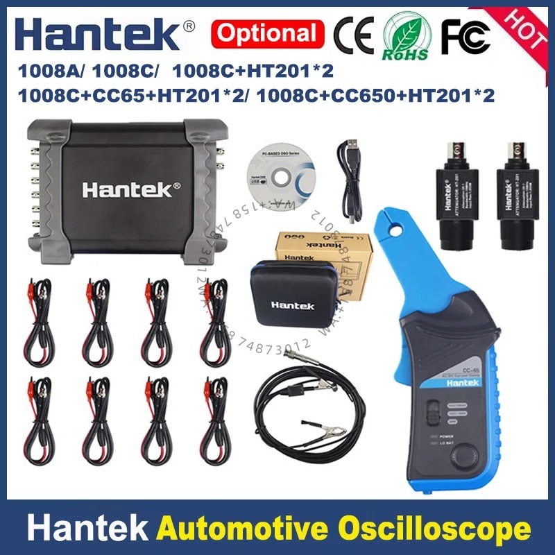 Hantek 1008c Car Diagnostic In - Automotive Diagnostic Oscilloscope 8 Channel ulasan dan harga